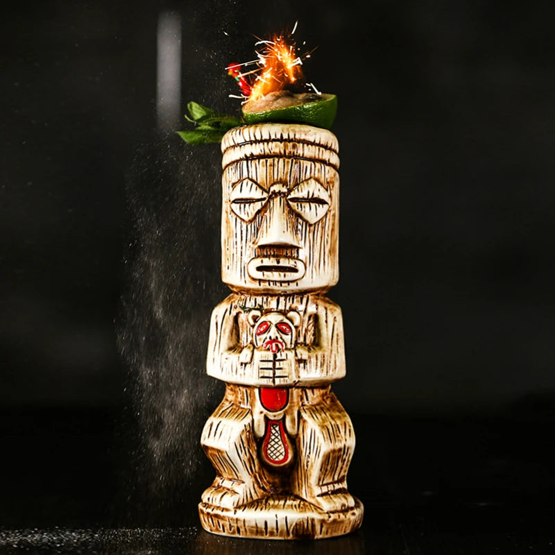 Tiki Mugs Creative Cocktail Set (Set of 2)