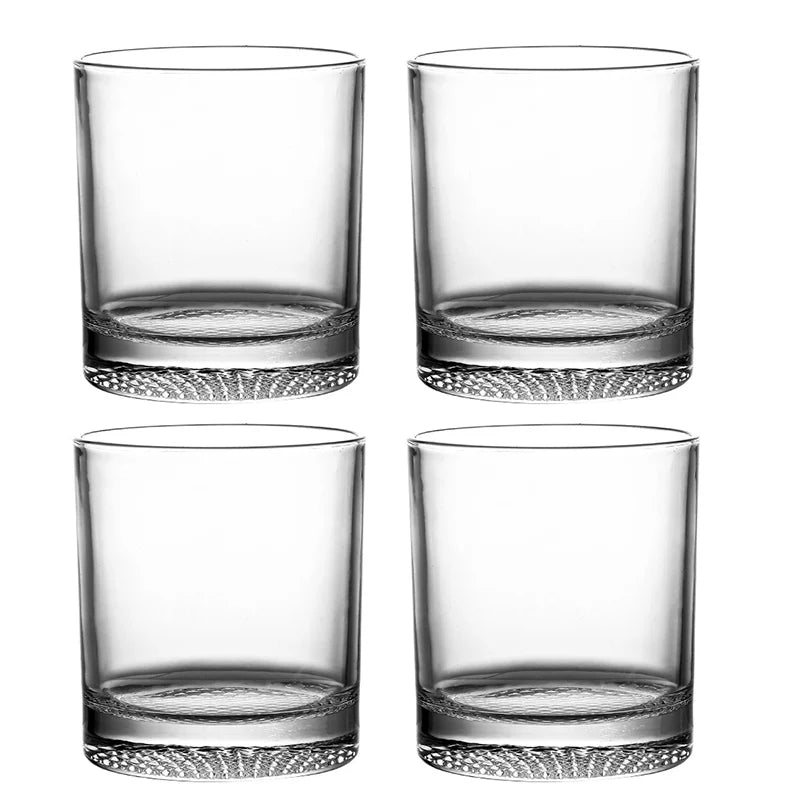 Old Fashioned Heavy Base Glasses (Set of 4)