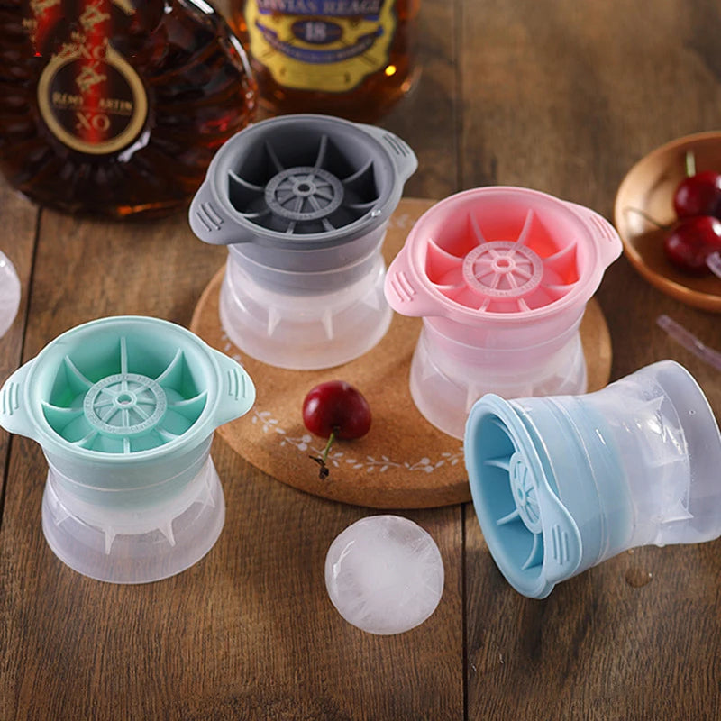 Whisky Ice Ball Mould Maker: Create Perfect Spherical Ice Cubes!