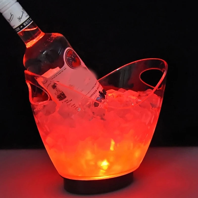 Transparent LED Ice Buckets