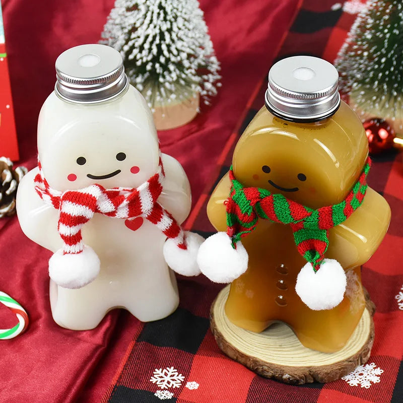 Christmas Gingerbread Man Drinking Bottle (1 piece)