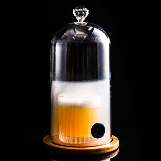 Plastic Smoking Dome with wooden base (1 piece)