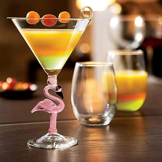 Pink Flamingo Cocktail Glass (Set of 2, 200ml)