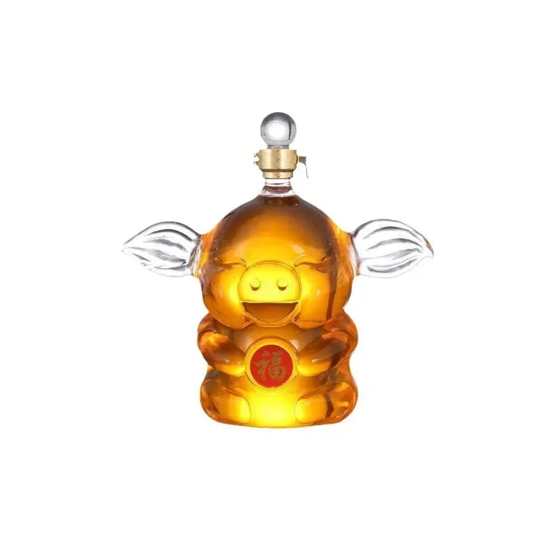 Chinese Zodiac Pig Whiskey Decanter (1 Litre)