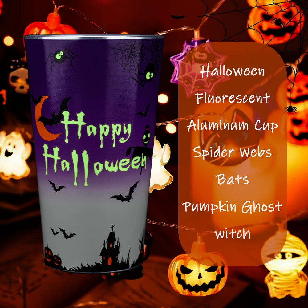 Glow-in-the-dark Halloween Cups (450ml)