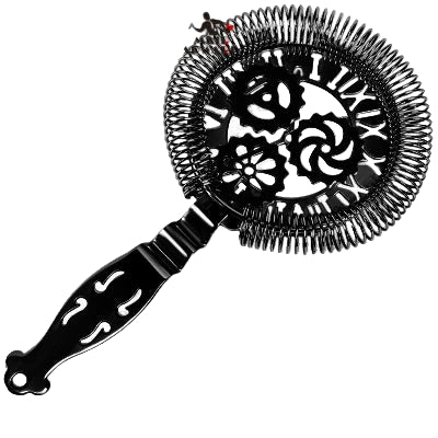 Bar Strainer Black Windmill (1 pce)