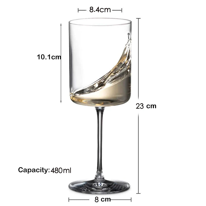 High Grade Crystal Wine Goblets (480ml, Set of 4)