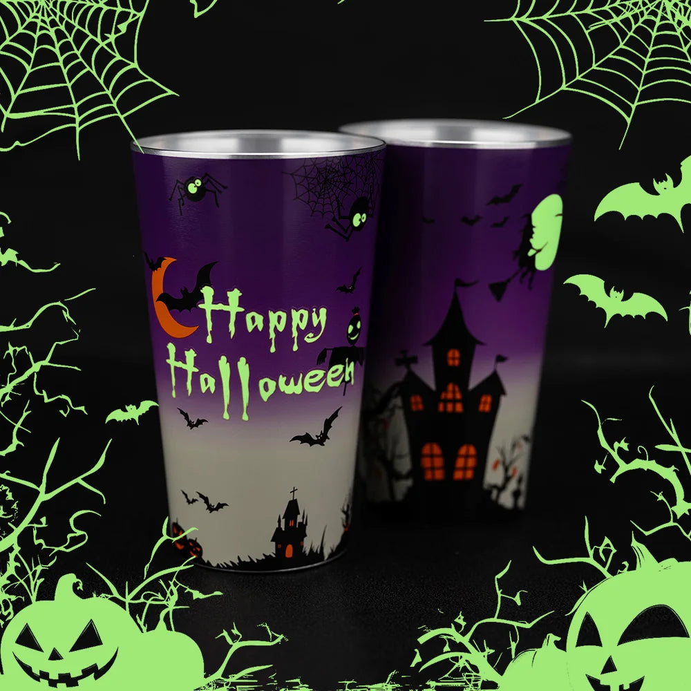 Glow-in-the-dark Halloween Cups (450ml)