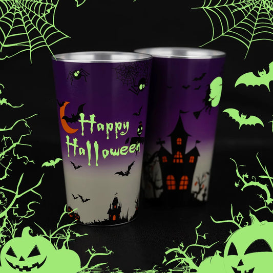 Glow-in-the-dark Halloween Cups (450ml)