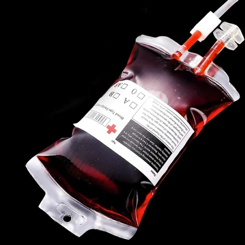 Halloween Blood Bag Drink Bags (Set of 1/5/10)