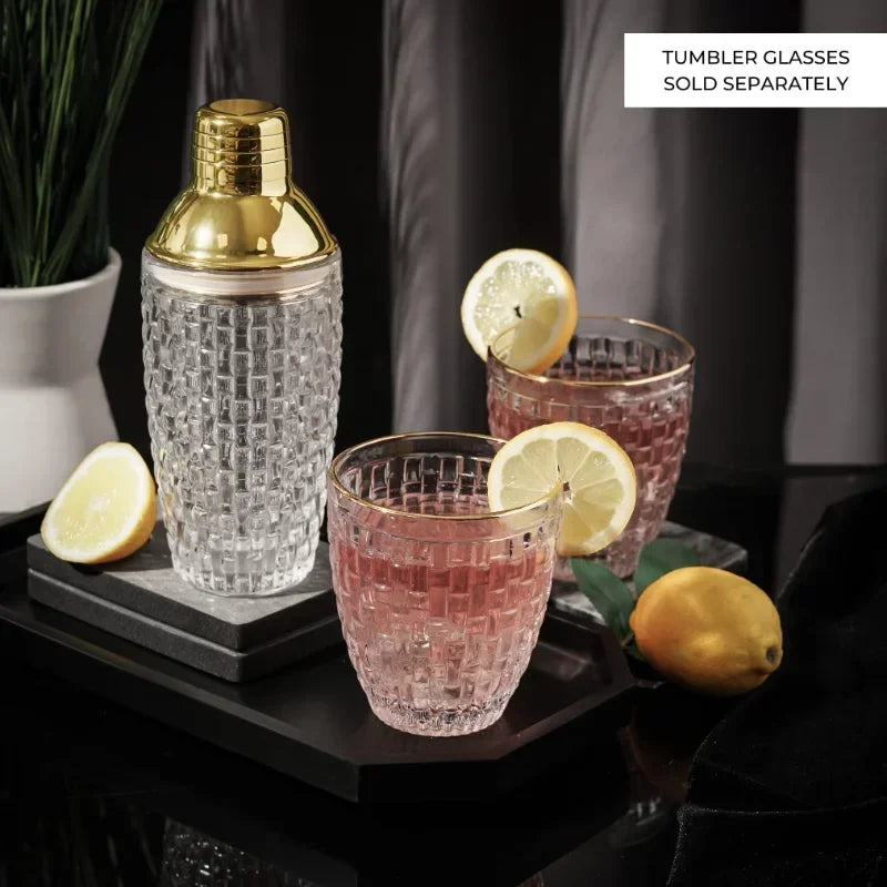 Luxury Glass Cocktail Shaker