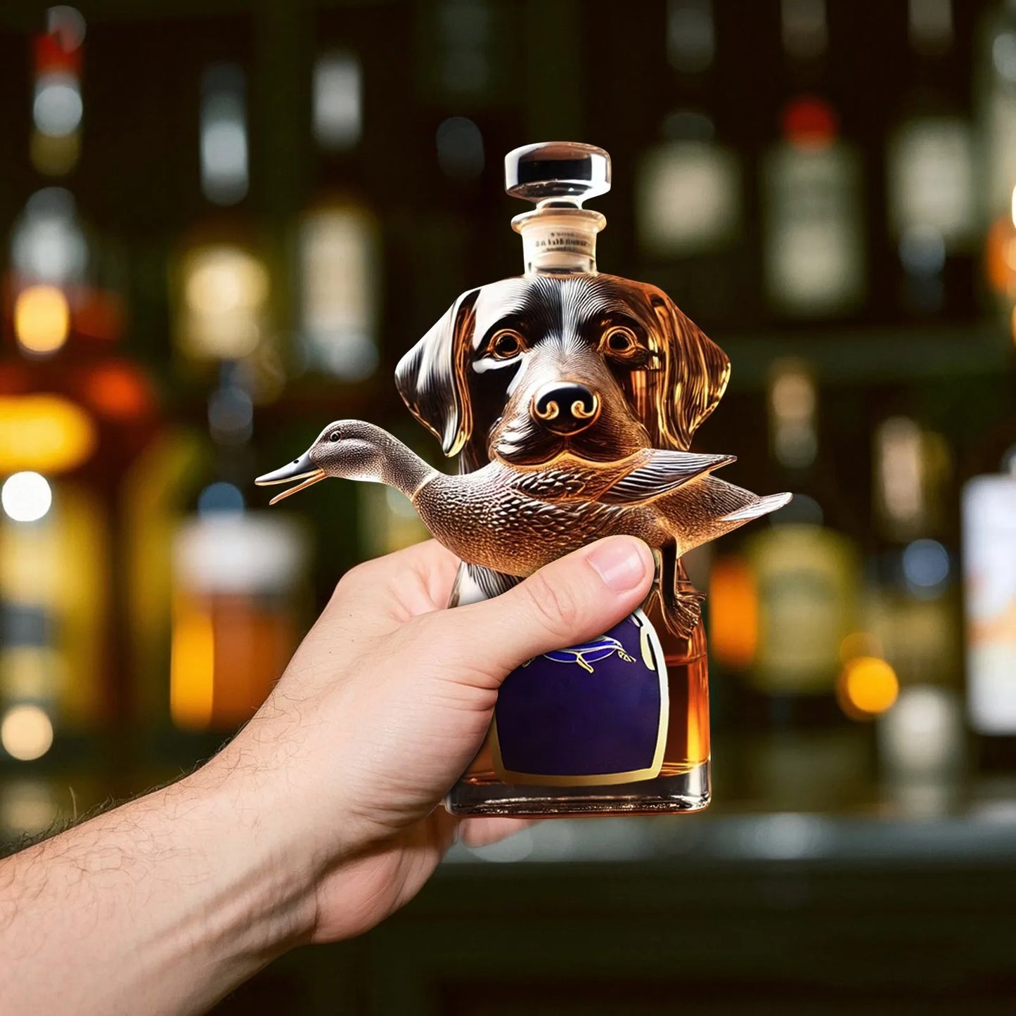 Hunting Dog Decanter